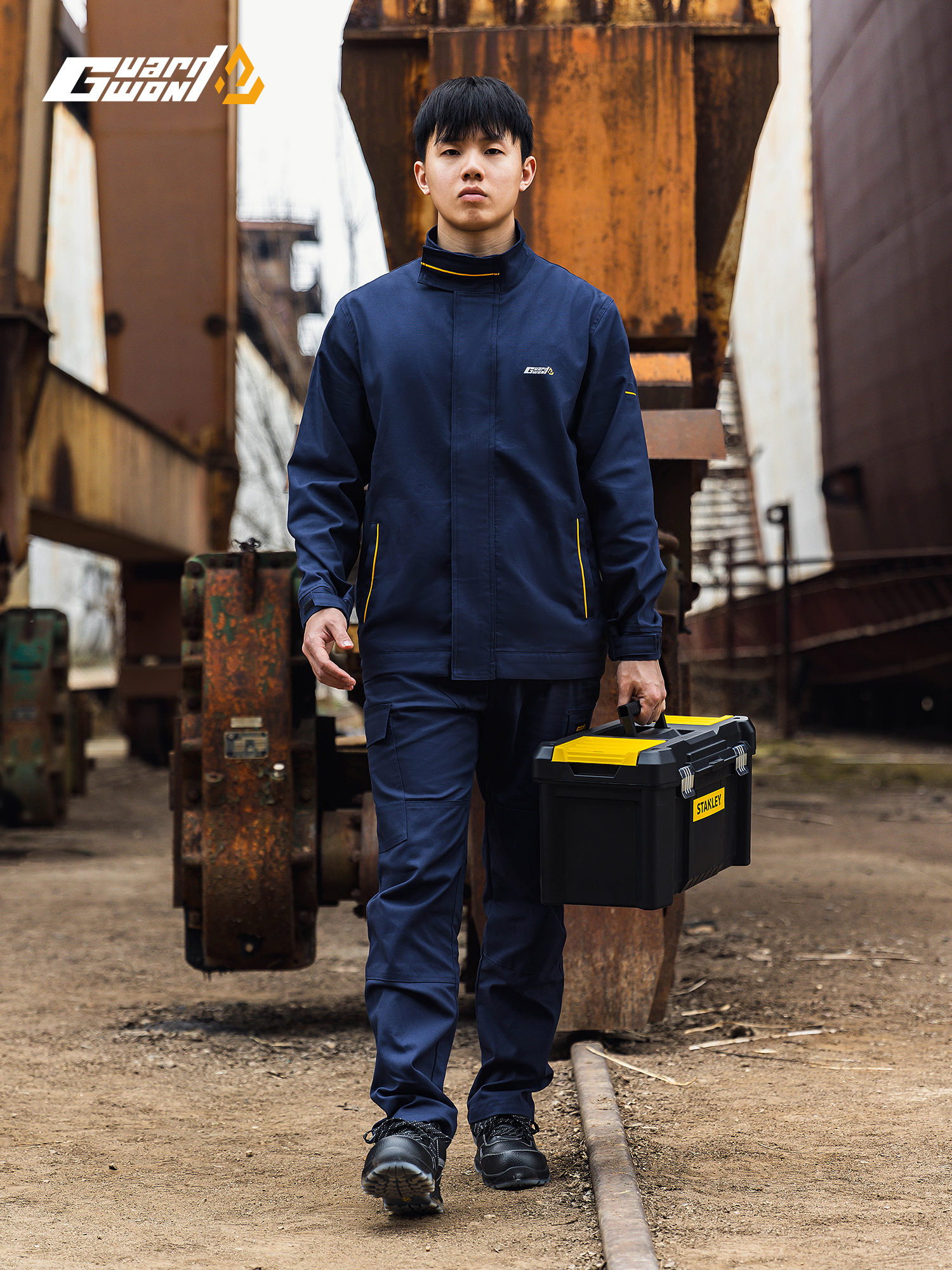 Welding Tools In Workshop - Stretch Work Coveralls for Men &
