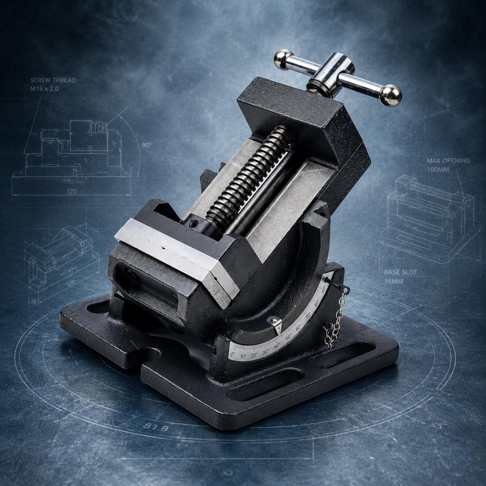 Tilting Vise Anti-Slip Grippin - đánh giá và giá Bench Vise Swivel