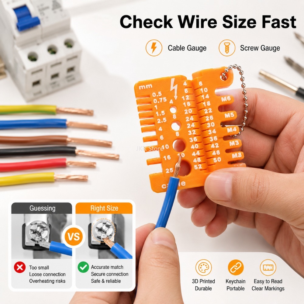 Double Sided Wire Gauge Screw  - đánh giá và giá Workshop Measuring Tools