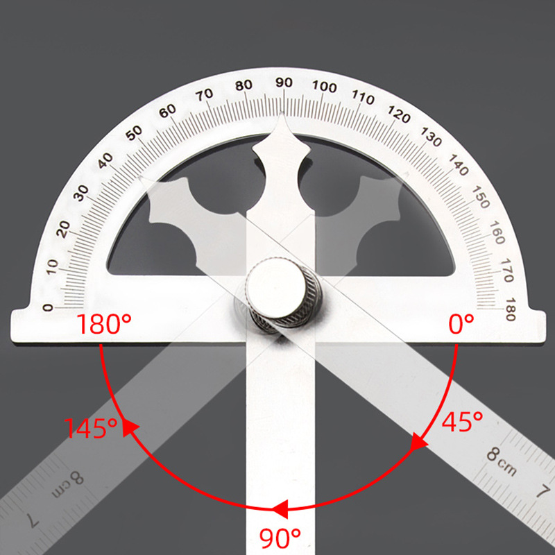 180 Degree Protractor Metal An - đánh giá và giá Workshop Measuring Tools