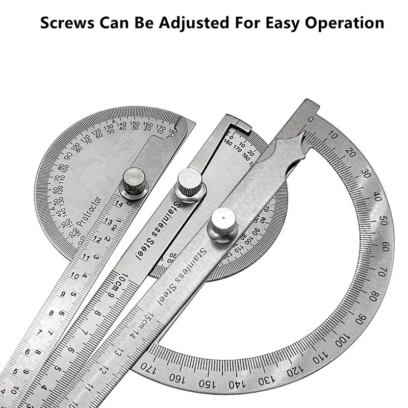 180 Degree Protractor Metal An - đánh giá và giá Workshop Measuring Tools