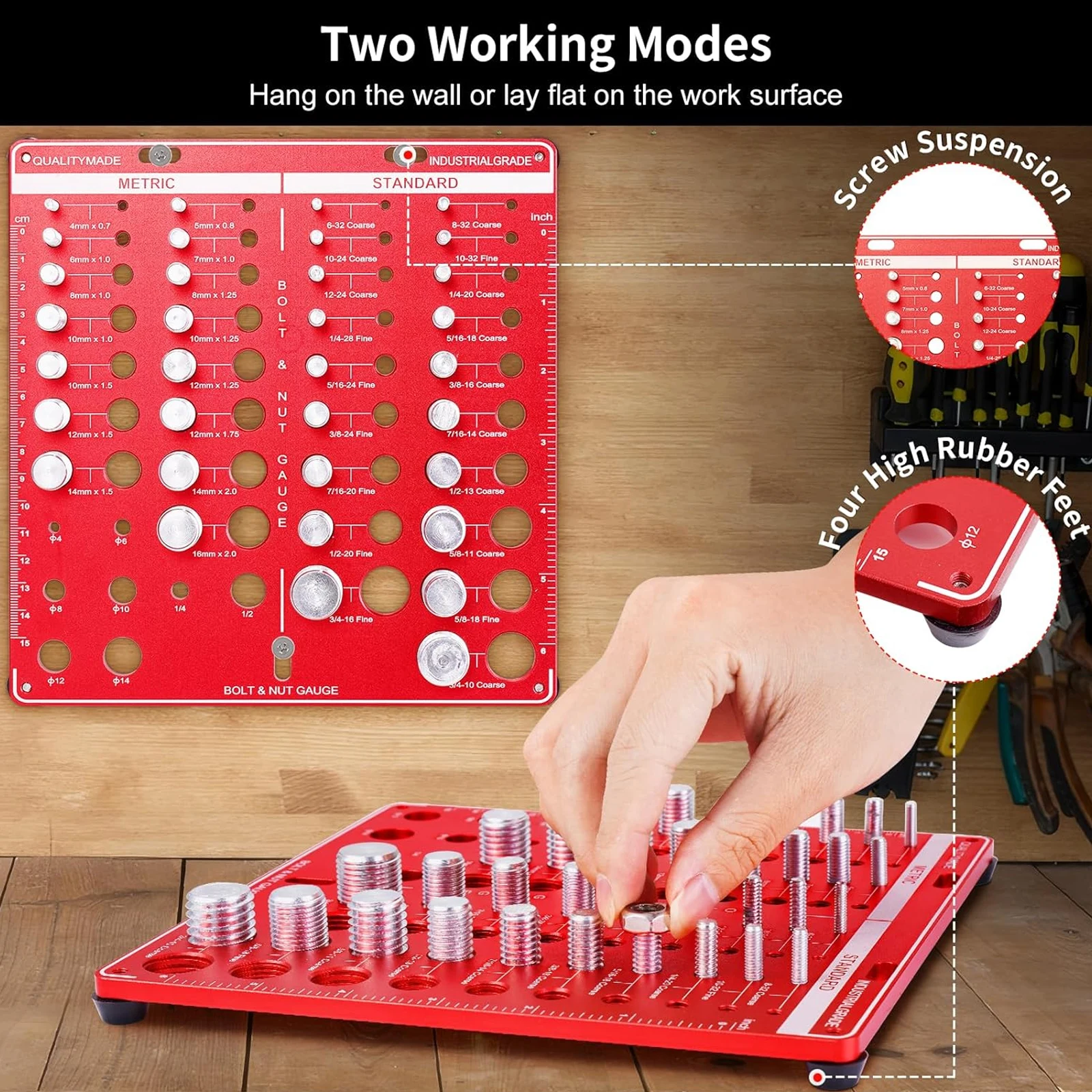 Nut and Bolt Thread Gauge Set  - đánh giá và giá Workshop Measuring Tools