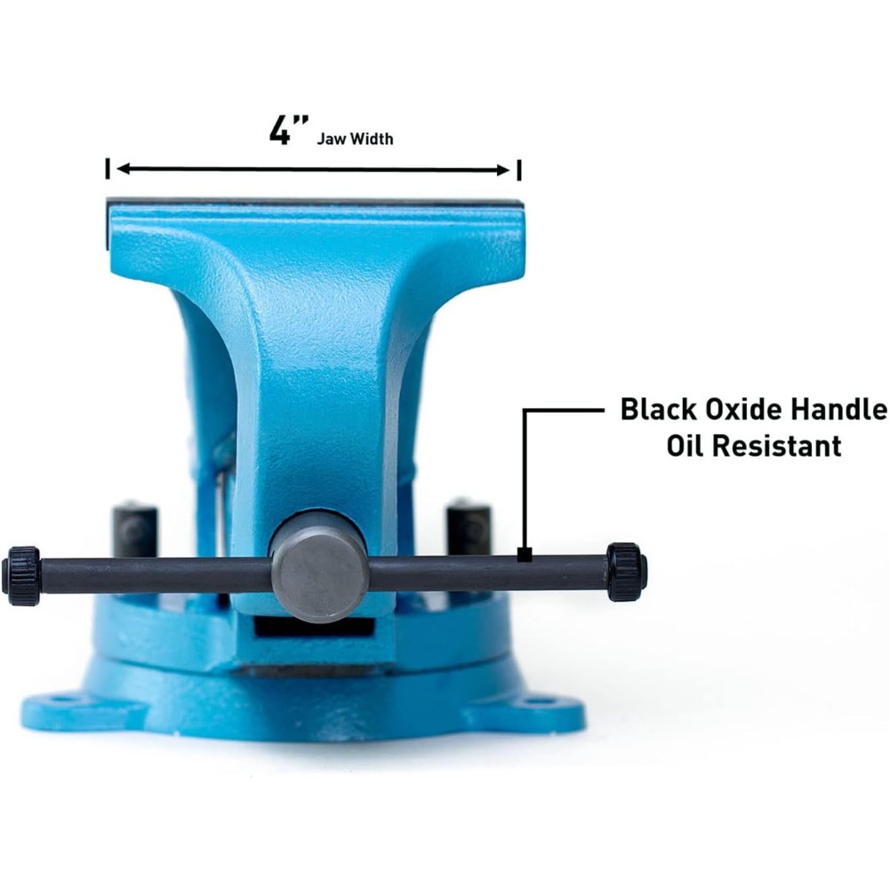 Forged Steel Bench Vise 4 inch - đánh giá và giá Bench Vise Swivel