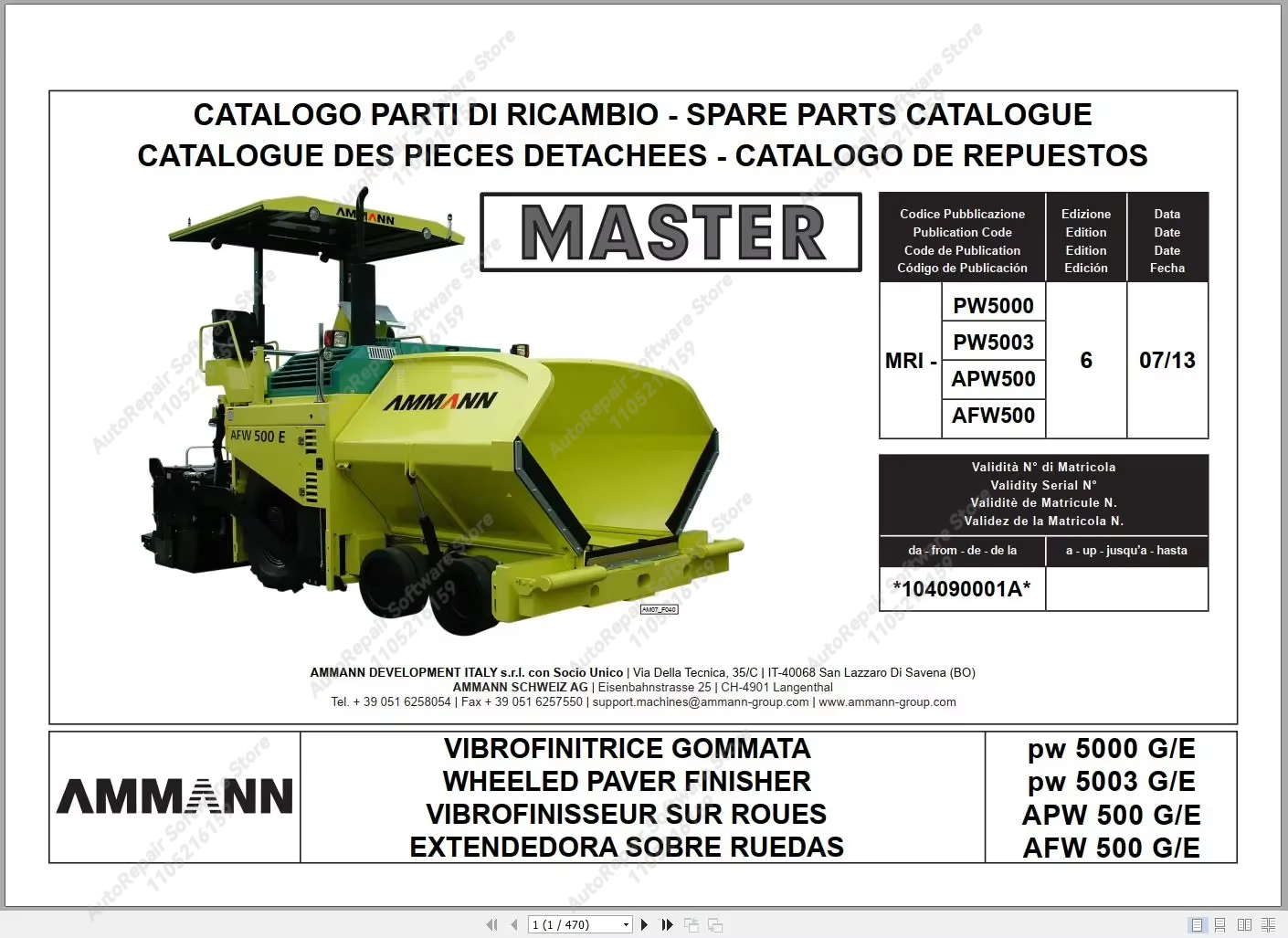 2023 Ammann Machinery 46.6 GB  - đánh giá và giá Tools In Workshop Pdf
