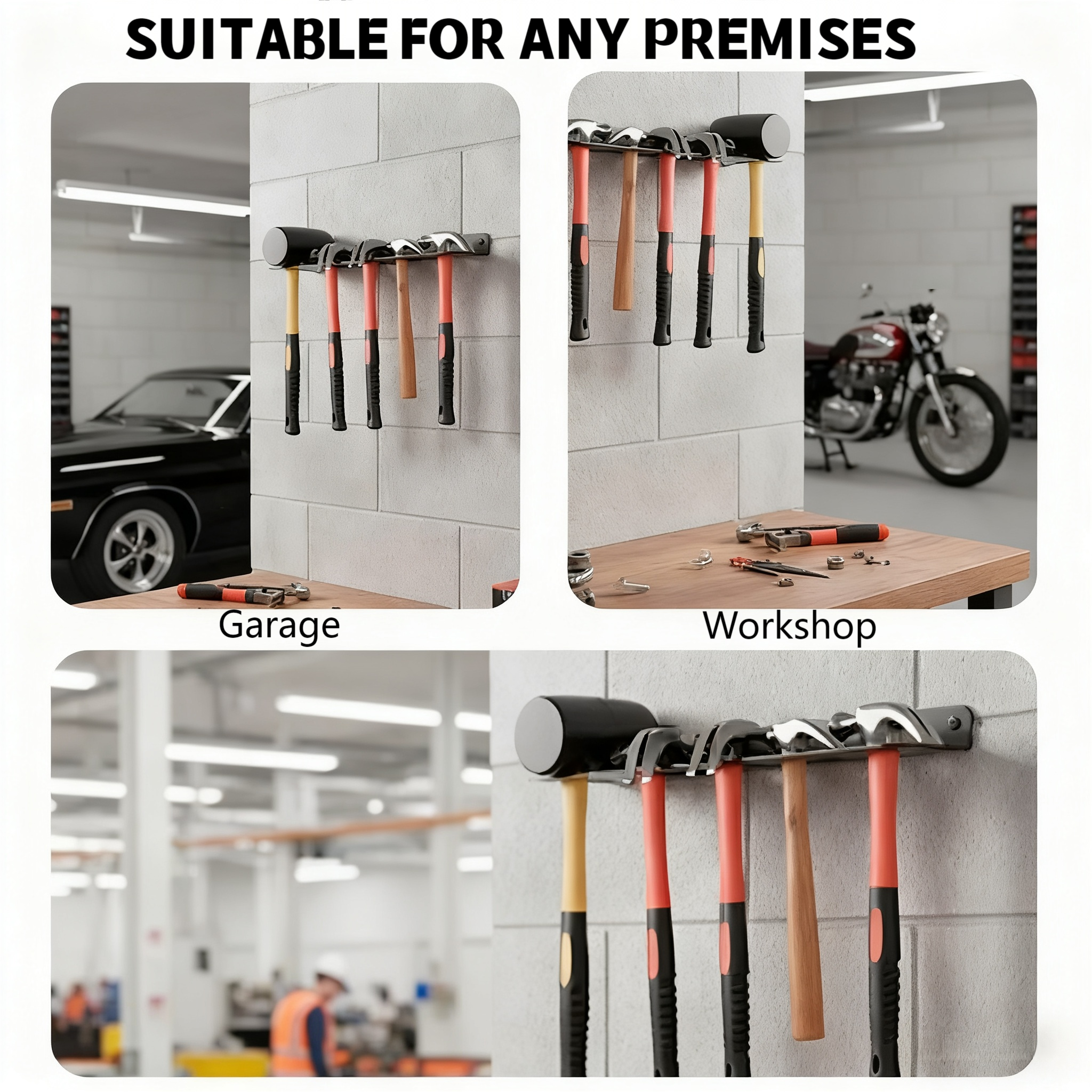 Heavy-Duty Wall-Mounted Hammer - đánh giá và giá Workshop Tools Hammer