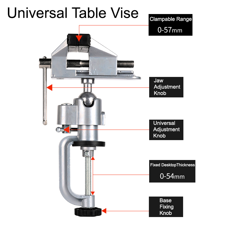 360° Rotating Table Vise Bench - đánh giá và giá Bench Vise Swivel