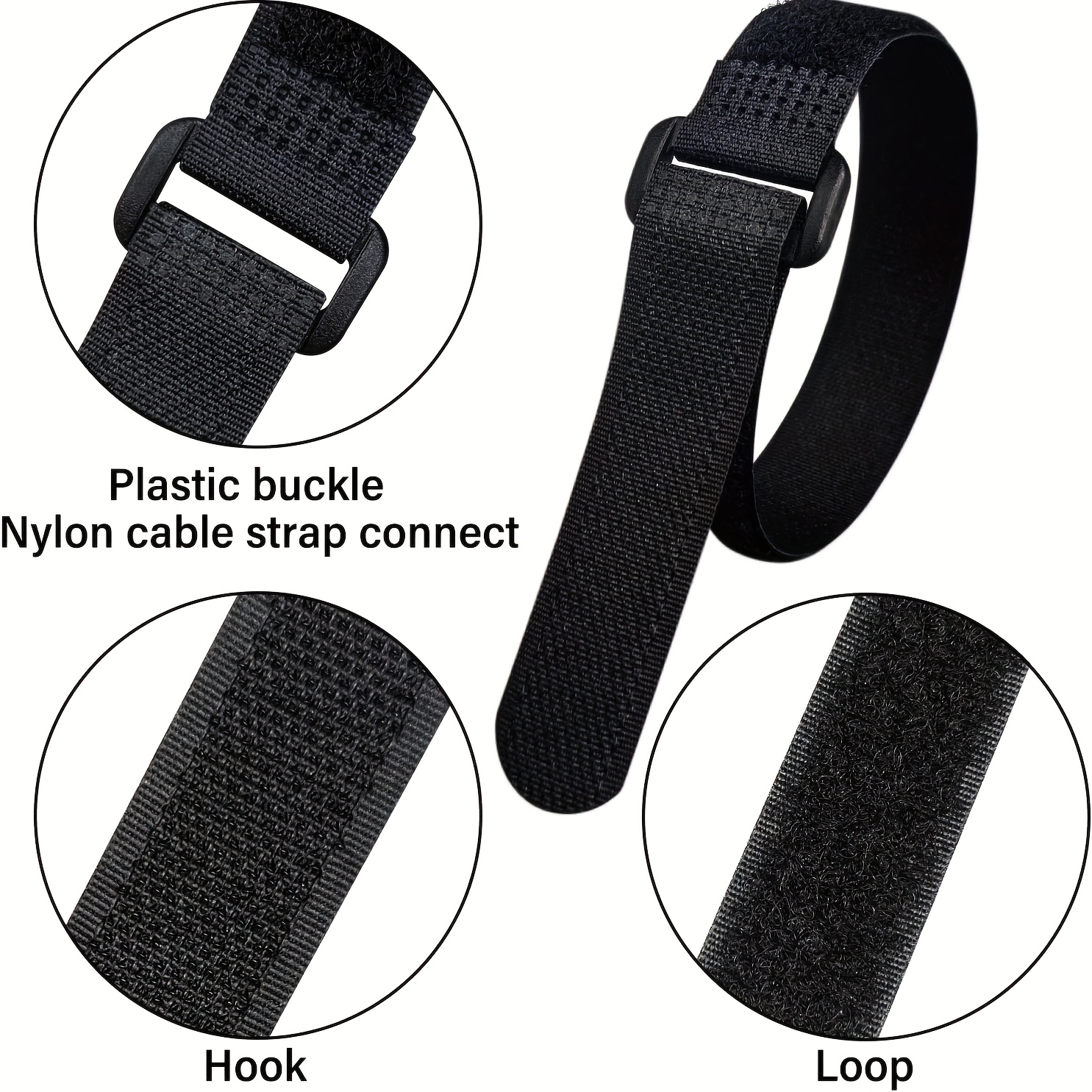 Velcros Straps Reusable Organi - đánh giá và giá Workshop Tools Center