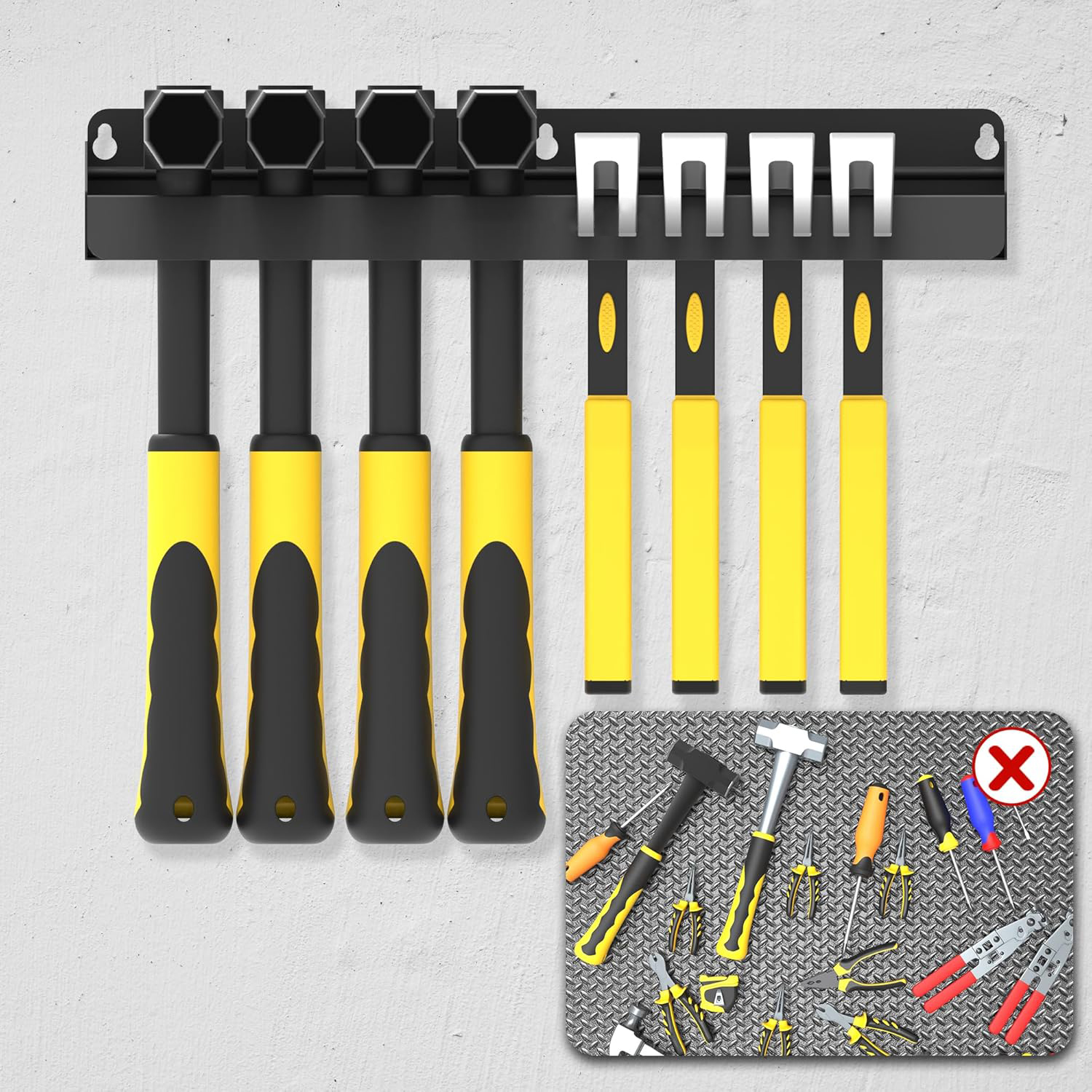 Hammer Holder, Wall Mount Stor - đánh giá và giá Workshop Tools Hammer